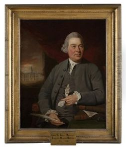 Half-length Portrait Of Thomas Tod Holding A Quill