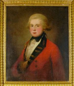 Portrait Of Major John Campbell In The Uniform Of The Royal Scots Regiment by David Martin