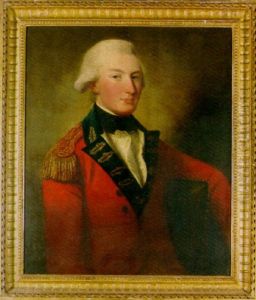 Portrait Of Captain Donald Campbell In The Uniform Of The Royal Scots Regiment by David Martin