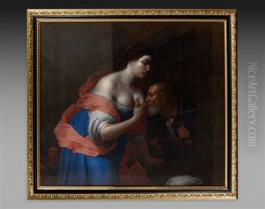 La Charite Romaine by Giovanni Martinelli