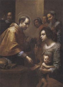 San Gregorio Distribuisce L'elemosina by Giovanni Martinelli