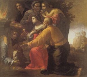 The Sacrifice Of Noah After The Flood by Giovanni Martinelli