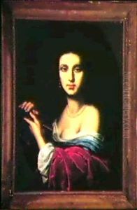 A Lady Holding A Flute
