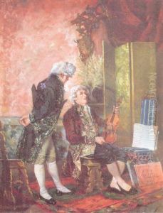 La Clase De Musica by Juan Martinez Abades