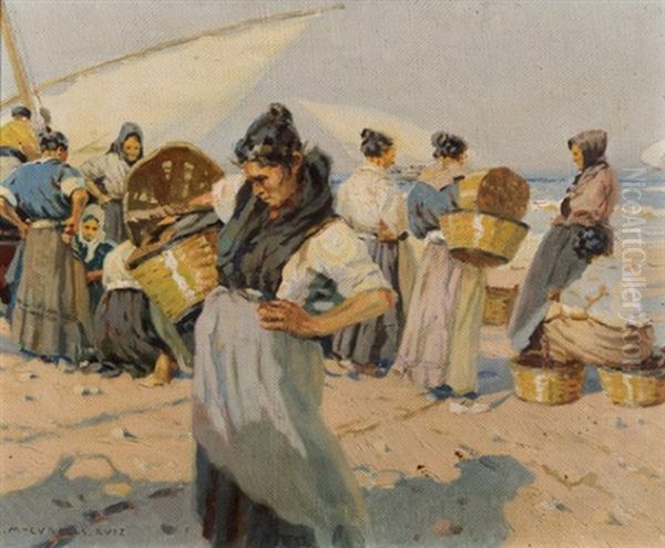 Mariscadoras En La Playa - view 1