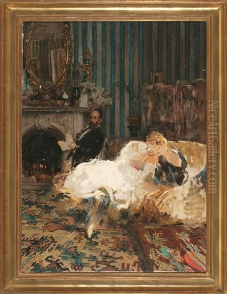 Pareja En Un Interior - view 1