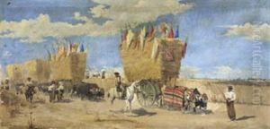 En La Romeria by Luis Martinez Vargas Machuca