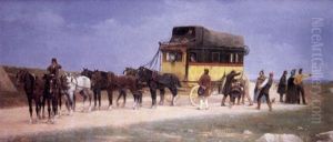 La Diligencia by Luis Martinez Vargas Machuca