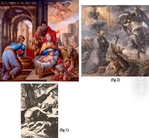 El Nacimiento De San Francisco De Asis by Domingo Martinez