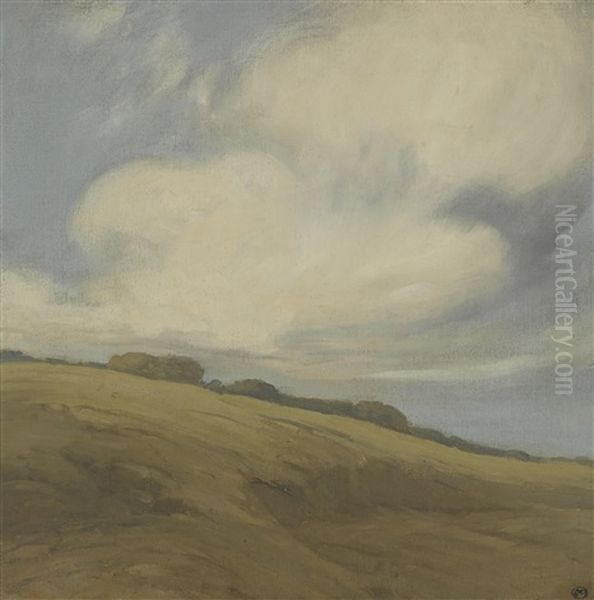Clouds Over A California Hillside - view 1