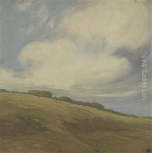 Clouds Over A California Hillside by Xavier Martinez