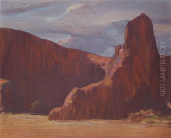 A Canyon In Arizona - Canyon De Chelly - view 1