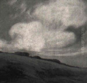 Clouds Over The California Hillside by Xavier Martinez
