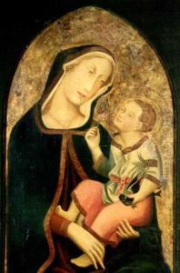 Maria Mit Kind by Simone Martini
