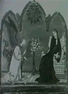 The Annunciation by Simone Martini