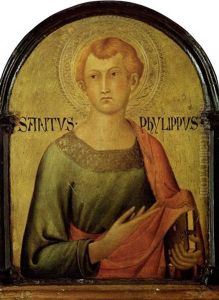 Saint Philip. by Simone Martini