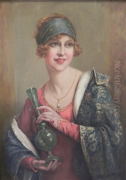 Jeune Femme Au Vase - view 1