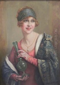 Jeune Femme Au Vase by Francois Martin-Kavel