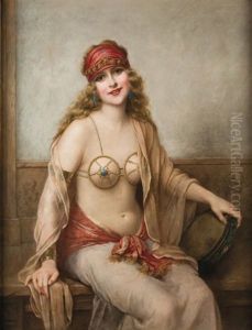 L'odalisque by Francois Martin-Kavel