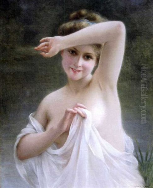 Femme Cachant Sa Nudite - view 1