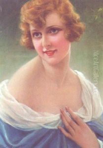 A Young Beauty by Francois Martin-Kavel