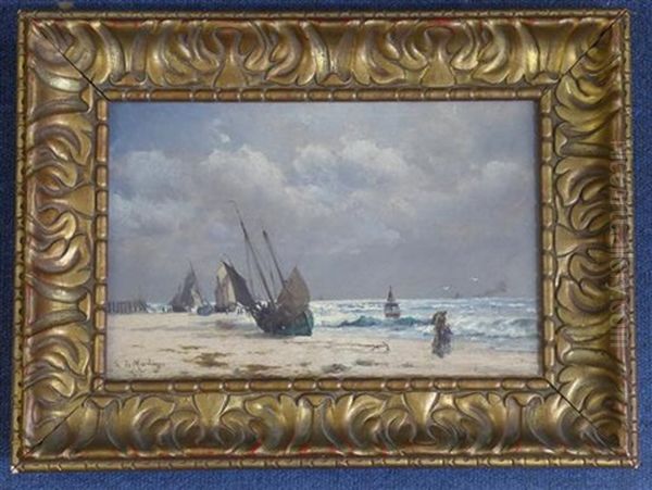 Coastal Landscape At Low Tide - view 1