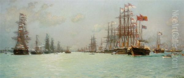 The Royal Review Of The Fleet - view 1