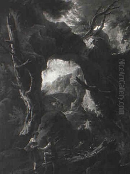 Rugged Landscape With Figures - view 1
