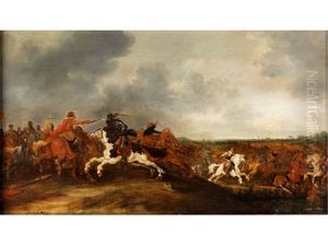 Schlachtengemalde by Jan de Martszen the Younger