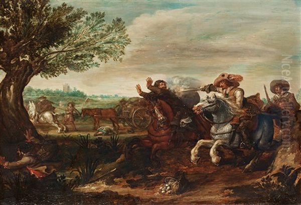 Battle Scene From The Thirty Years War - view 1