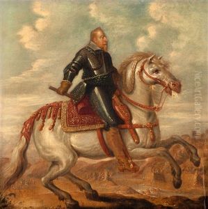 Gustaf Ii Adolf Till Hast (1594-1632) by Jan de Martszen the Younger