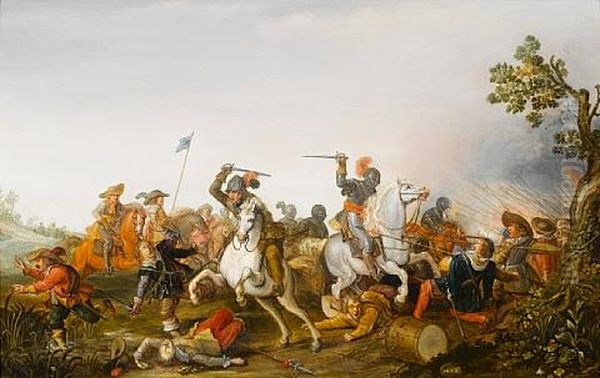 A Cavalry Skirmish - view 1