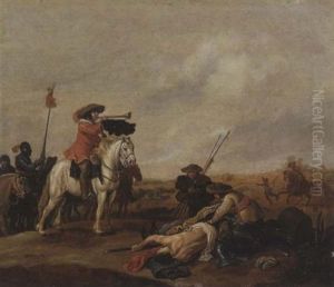 Nach Dem Gefecht by Jan de Martszen the Younger