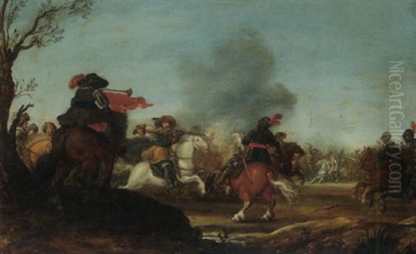 A Cavalry Engagement - view 1