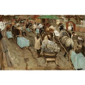 Cotton And Salt Merchants by Mitrofan Pavlovich Martyschenko