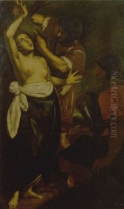 Sant'agata Martirizzata Davanti A Quinziano by Giuseppe Marullo