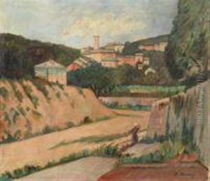 Paesaggio Ligure by Piero Marussig