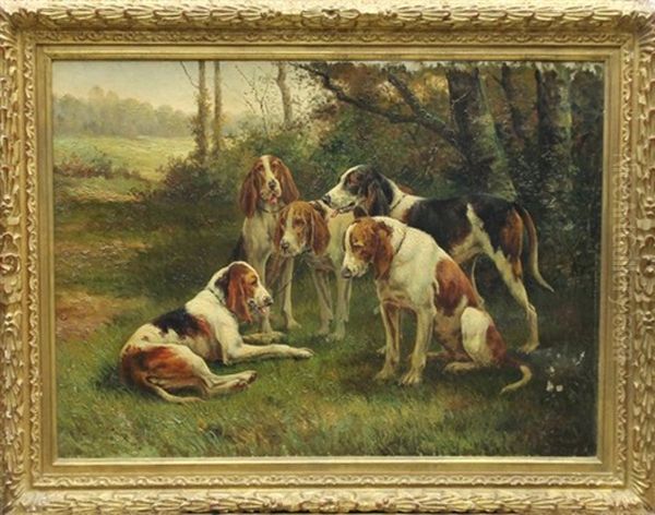 Chiens De Meute A L'arret - view 1