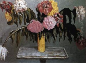 Fleurs Dans Une Vase Jaune by Jacqueline Marval