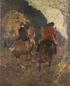 At The Coursing by Gustav Marx