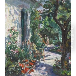 Sommerliche Gartenpartie by Alfred Marxer