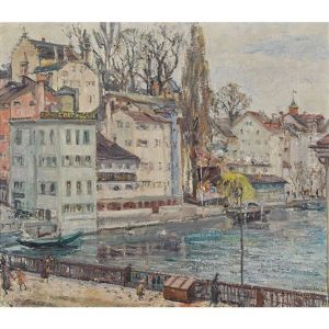 Blick Von Der Zurcher Rathausbrucke Gegen Die Schipfe