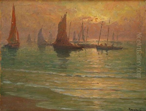 Marine Au Coucher De Soleil - view 1
