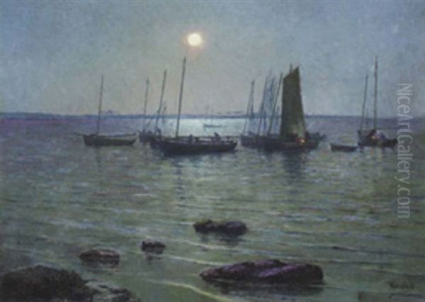 Ships By Moonlight - view 1
