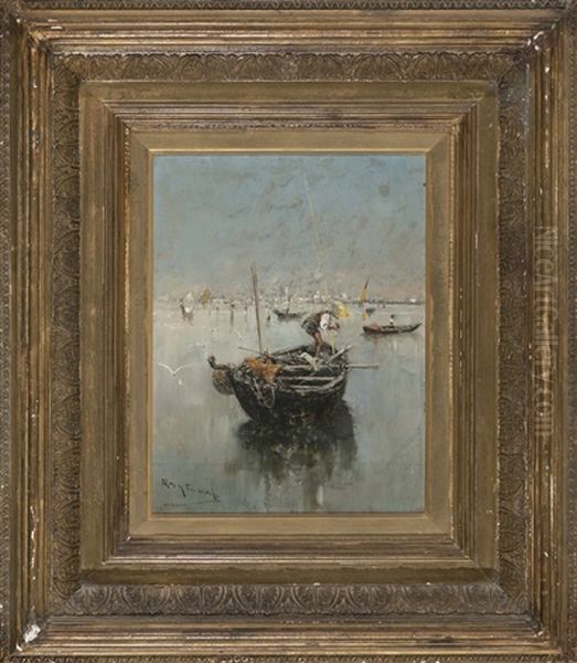 Pescando En Los Alrededores De Napoles" ("fishing Near Naples") - view 1