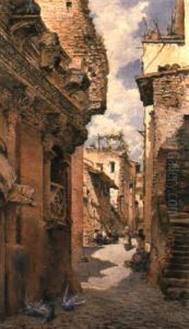 A Backstreet, Rome by Arcadi Mas y Fondevila