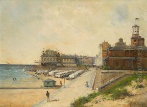 La Plage A Trouville La Plage A Trouville