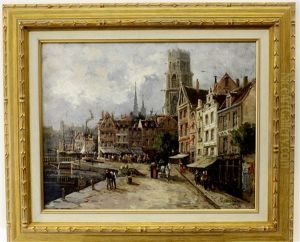 Hollands Stadsgezicht by Gustave Mascart