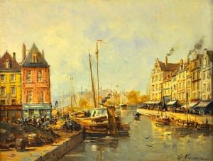 Vue Du Port De Gand