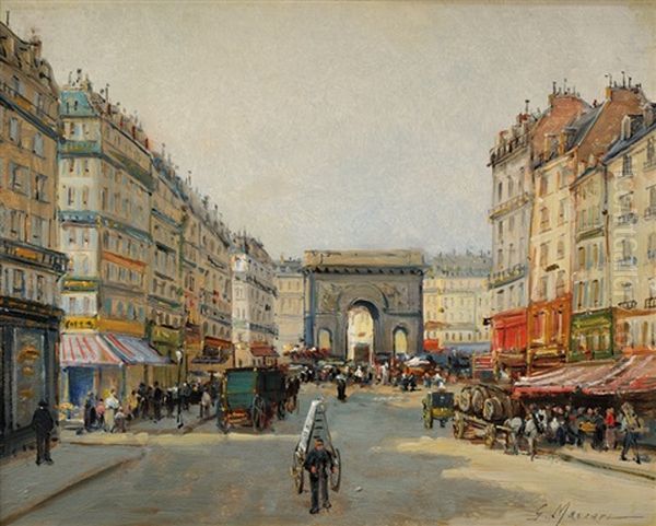 Vue De La Porte Saint Martin - view 1